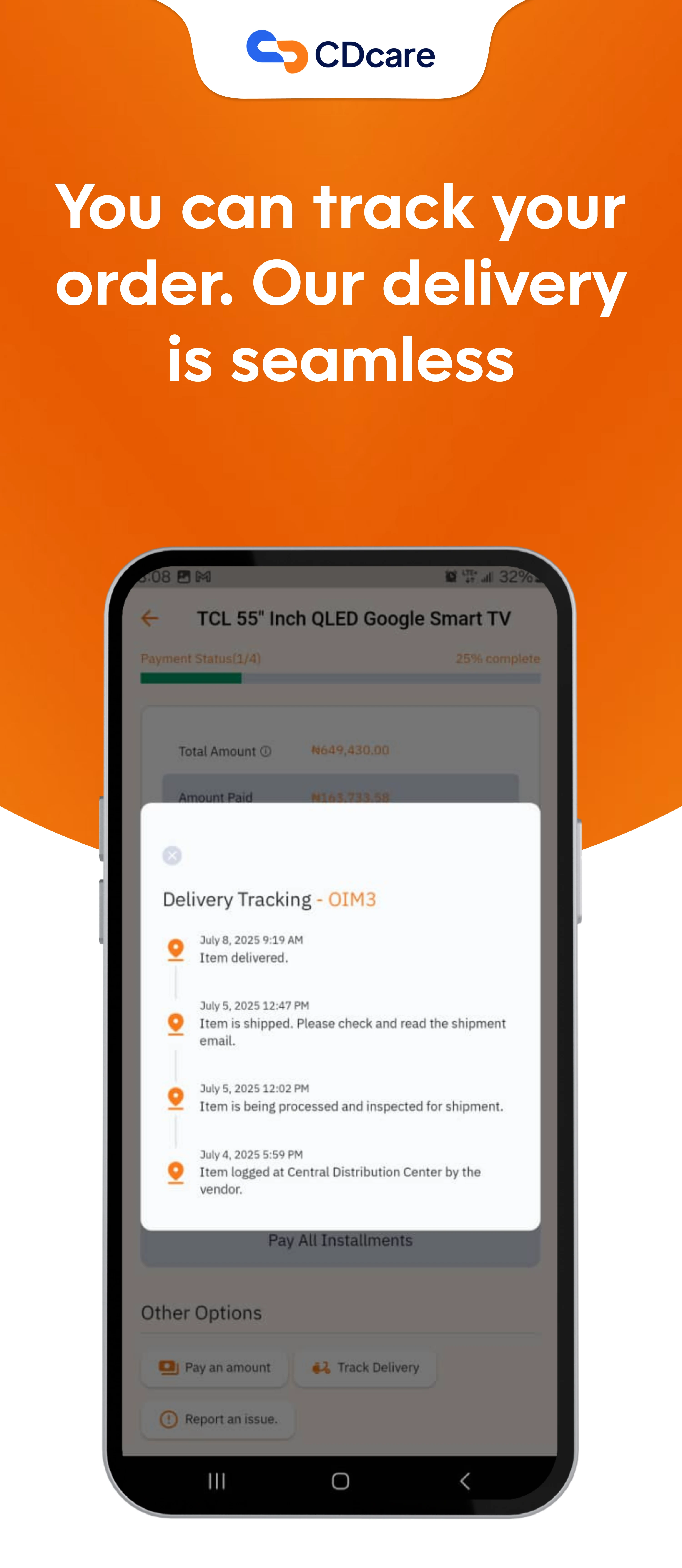 CDcare - Pay Small Small App screenshot