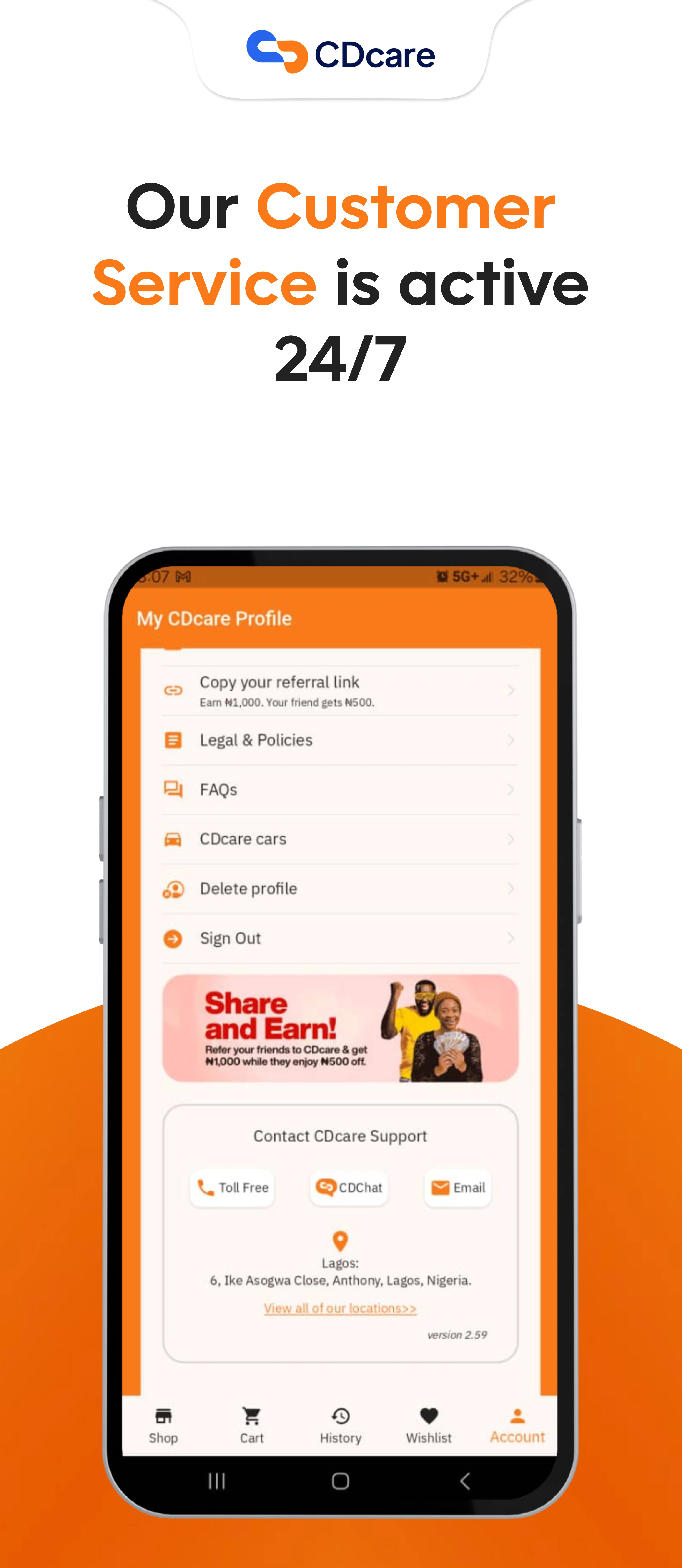 CDcare - Pay Small Small App screenshot