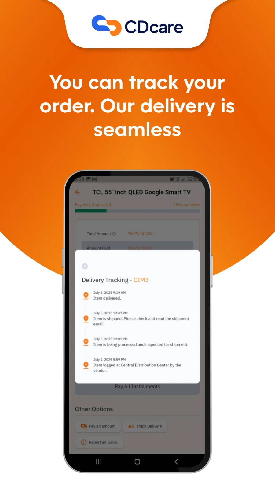 CDcare - Pay Small Small App screenshot